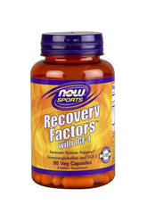 Now Foods Recovery Factors™ with IGF-1, 90 veg capsules for immune system support.